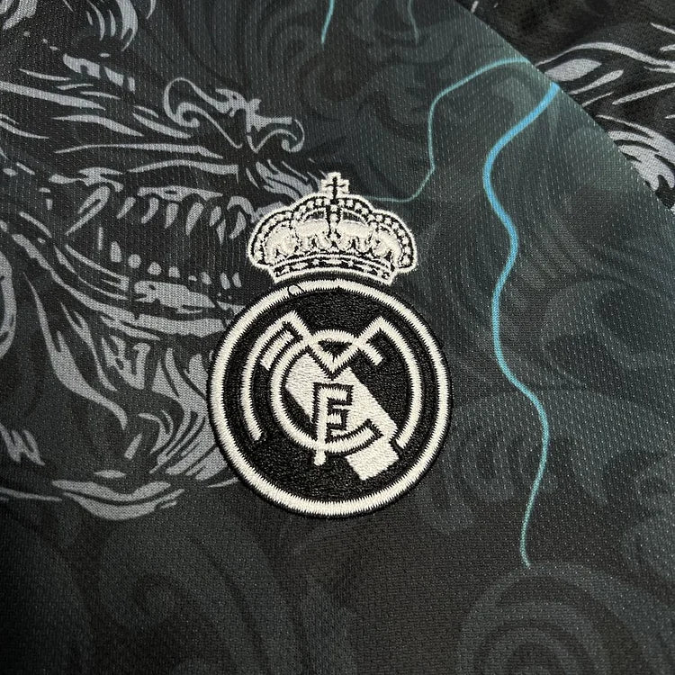 Maillot Real Madrid 2024/25 - Édition spéciale Dragon - Noir