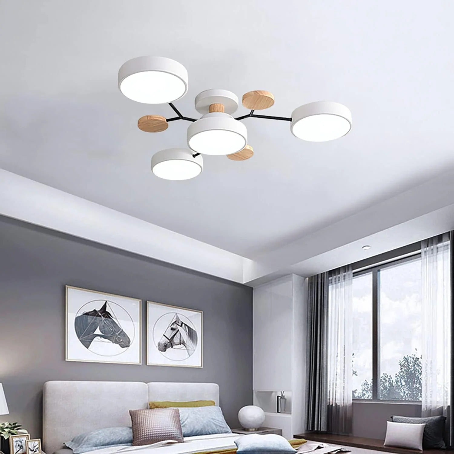 Lampada da soffitto moderna LED a plafone lampadario