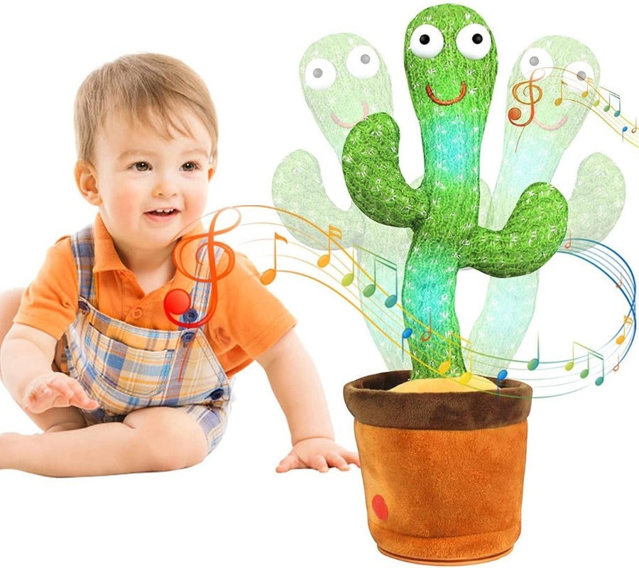 Giglebloom Cactus – Giocattolo cactus che balla e canta con ripetizione vocale