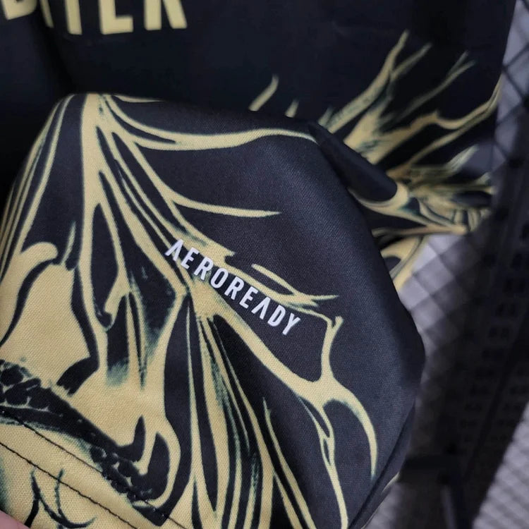 2024/25 Real Madrid Shirt - Draak Speciale Editie Zwart Goud