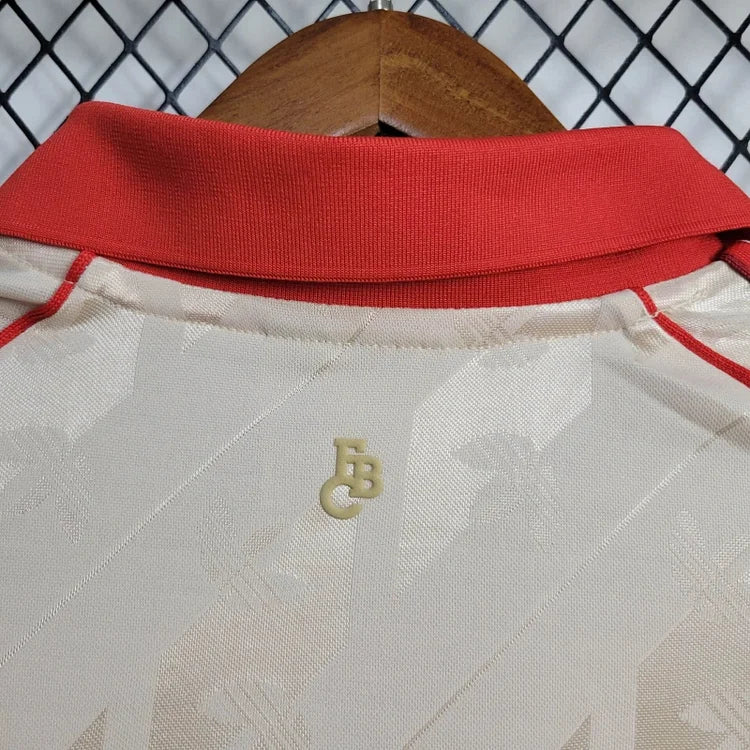 2024-2025 Bayern München Originals Lange Mouw Speciale Shirt - Beige