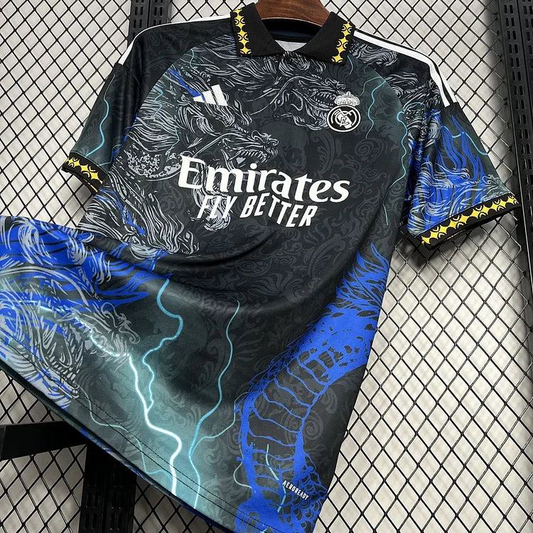 2024/25 Real Madrid Shirt - Draak Speciale Editie - Zwart