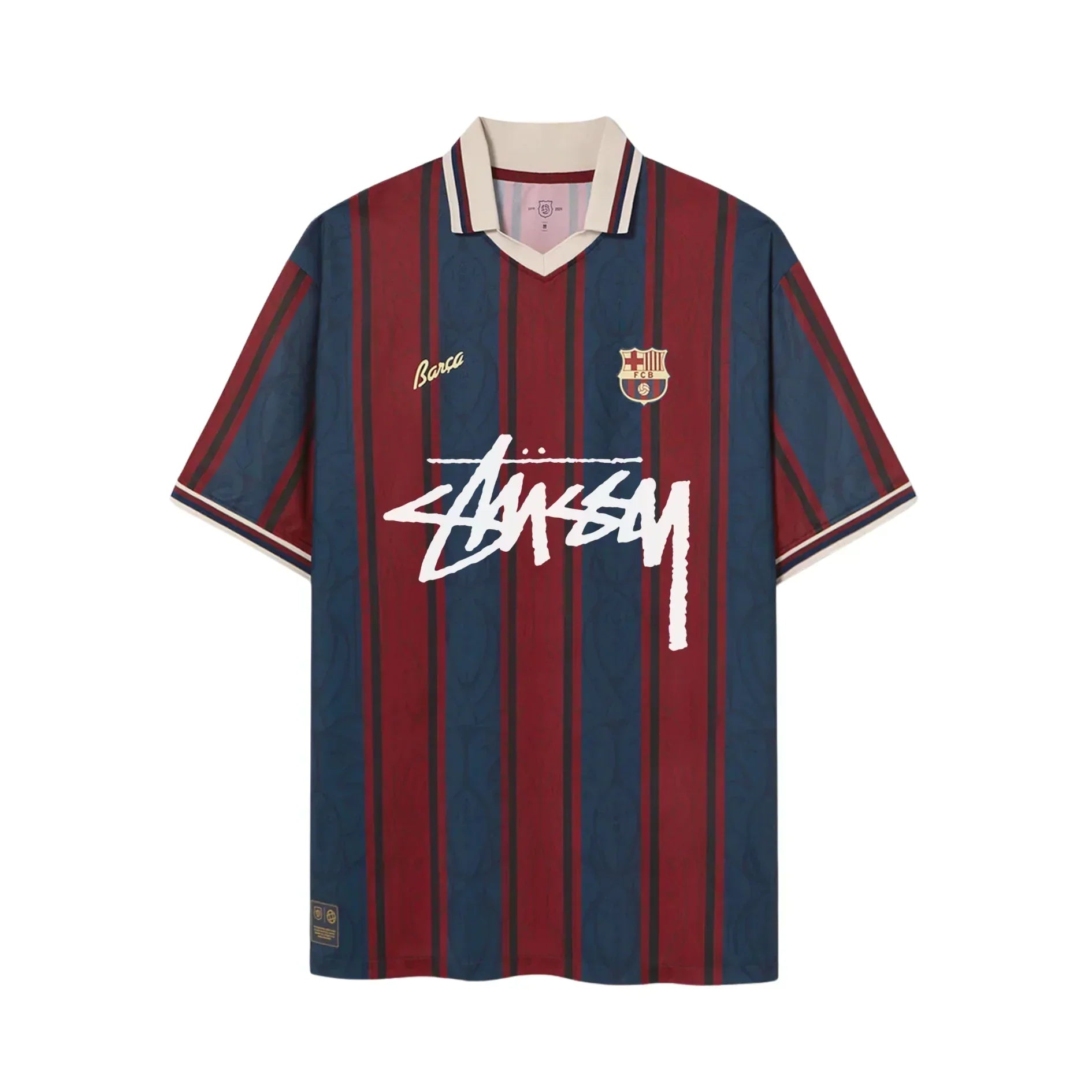 2025/26 FC Barcelona x Stussy Polo Shirt - Modernistisch