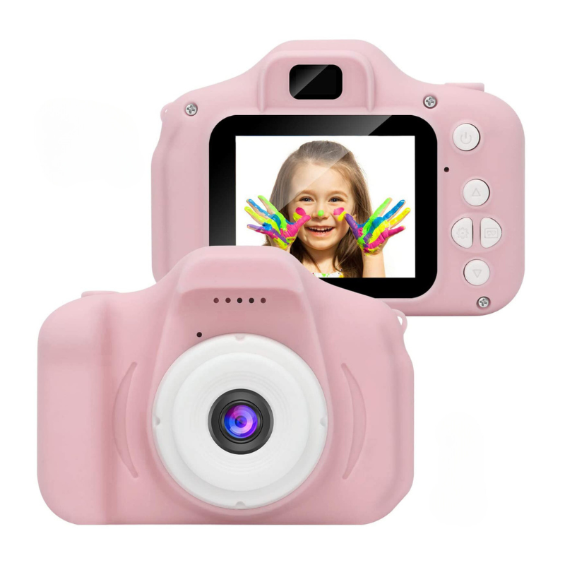 Toycam – Fotocamera Digitale per Bambini con Doppia Lente – Fotocamera HD 1080p Antishock per Bambini