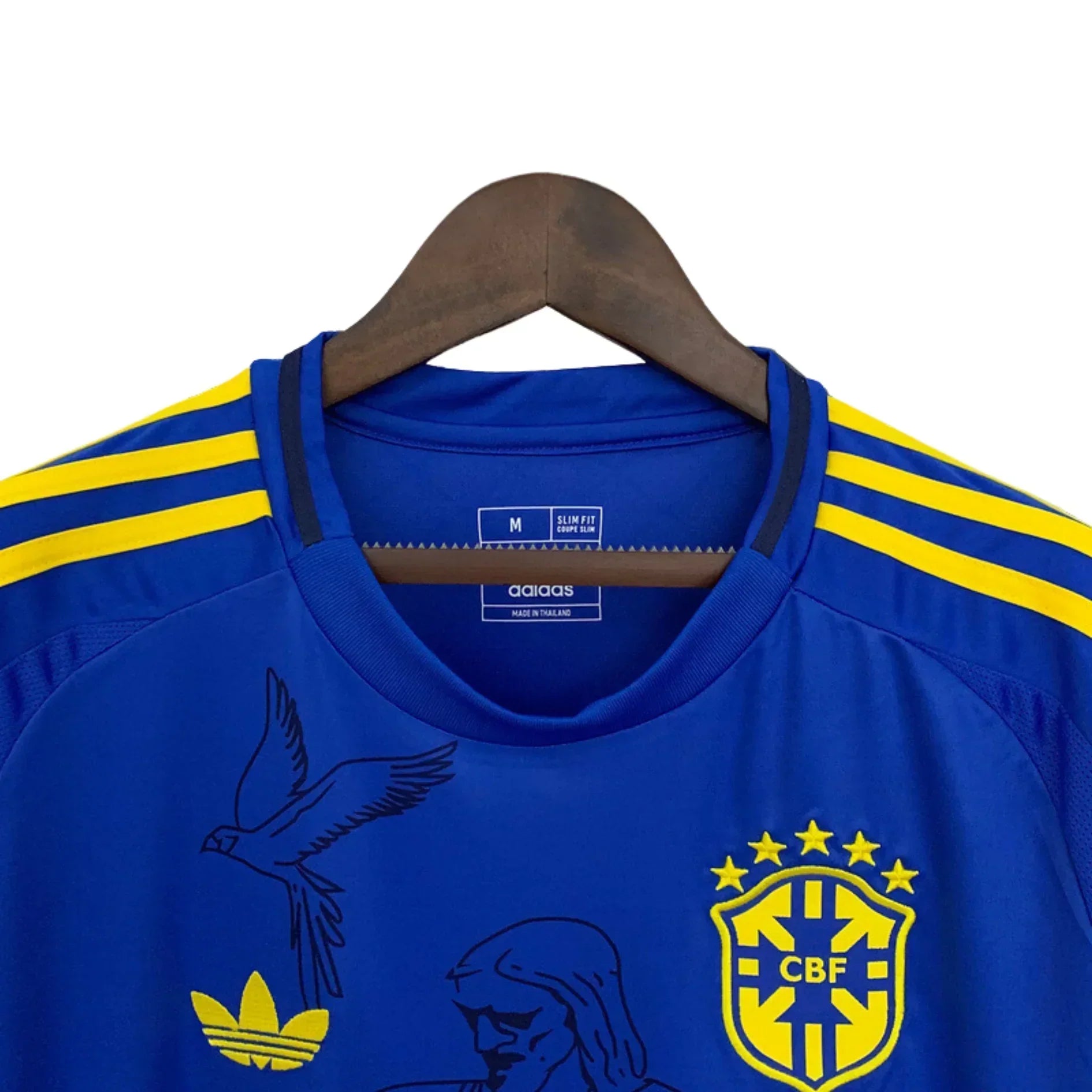 2025 Brazilië Jezus Shirt - Blauw