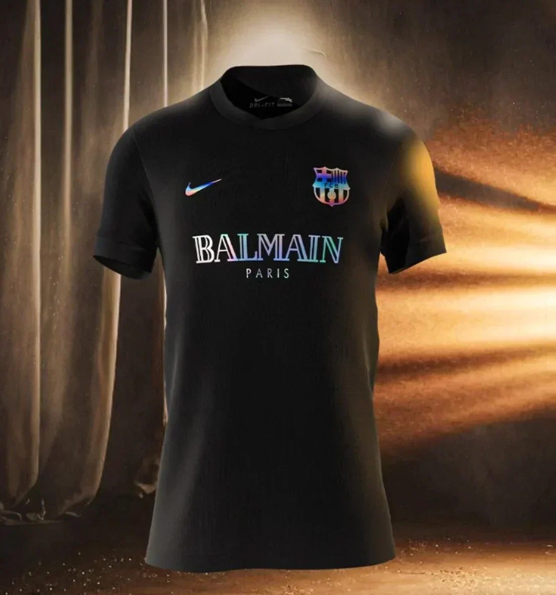 2024 FC Barcelona Balmain Shirt - Zwarte Editie