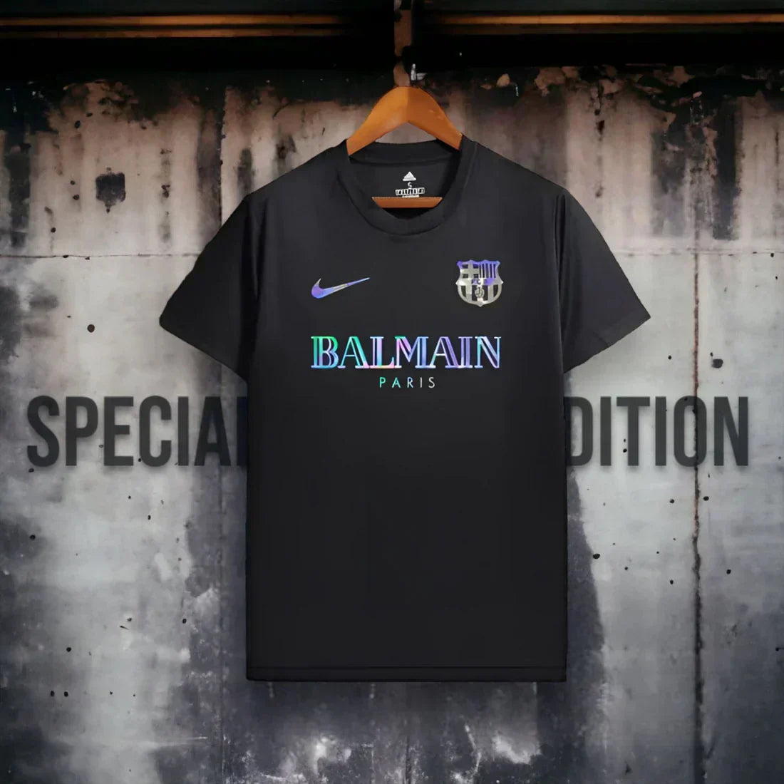 2024 FC Barcelona Balmain Shirt - Zwarte Editie