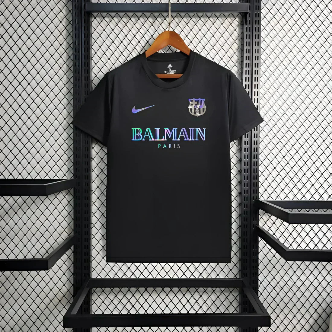 2024 FC Barcelona Balmain Shirt - Zwarte Editie