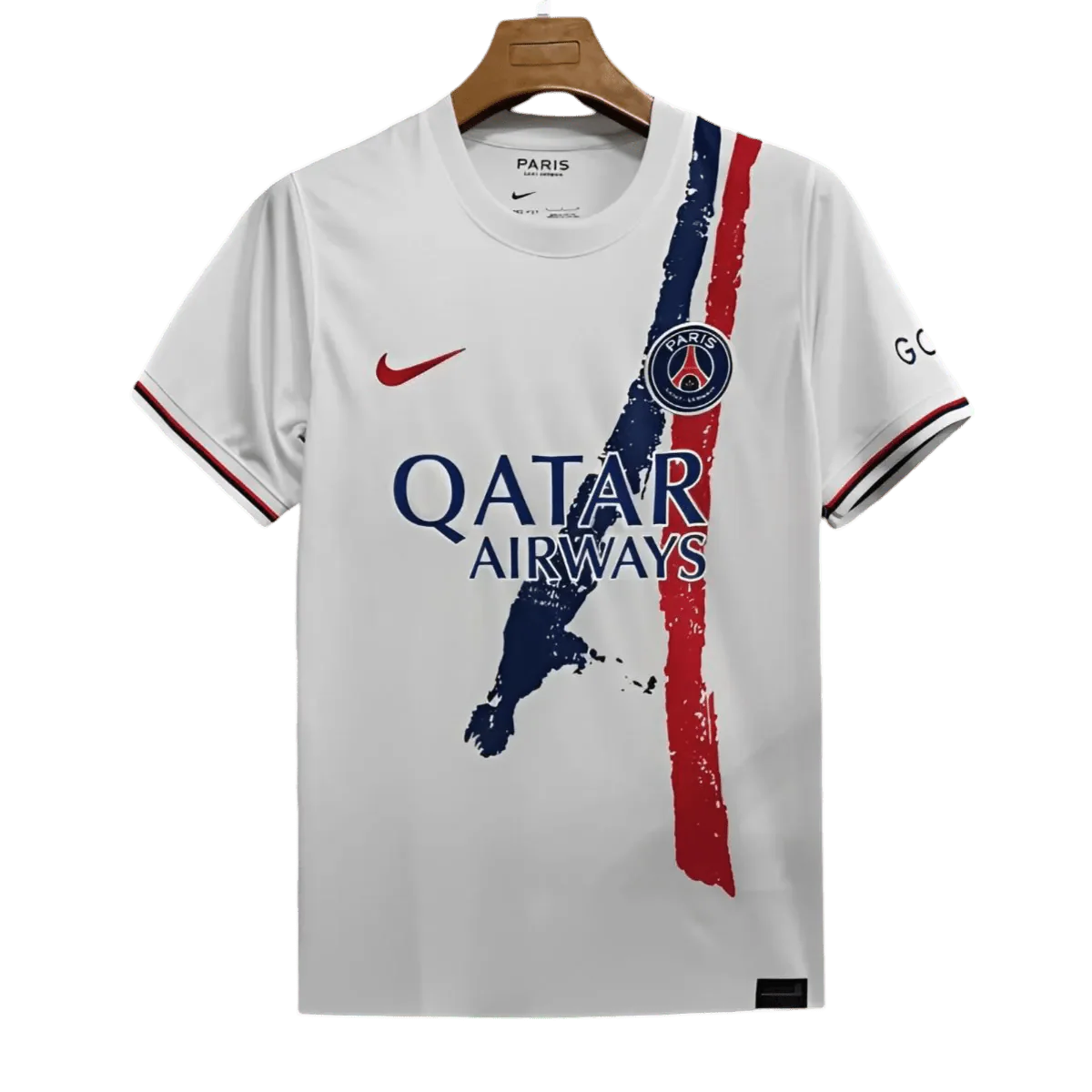 2024/25 PSG Paris Saint Germain Shirt - Uit Wit