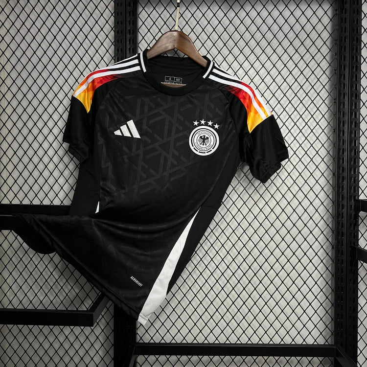 2024 Duitsland Euro Pre-Match Trainingsshirt - Zwart
