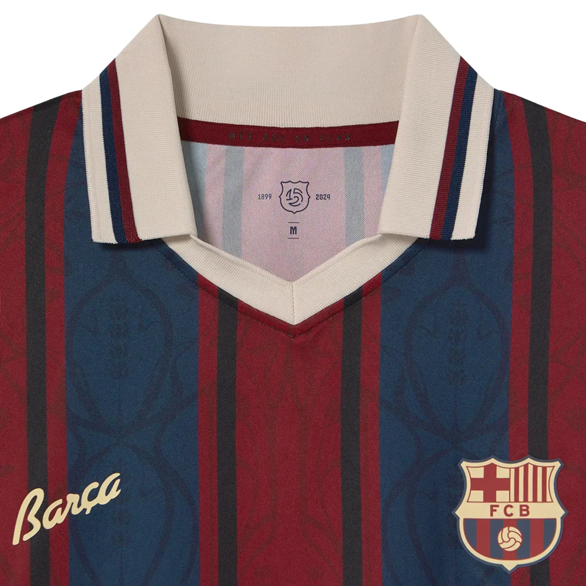 2025/26 FC Barcelona x Stussy Polo Shirt - Modernistisch