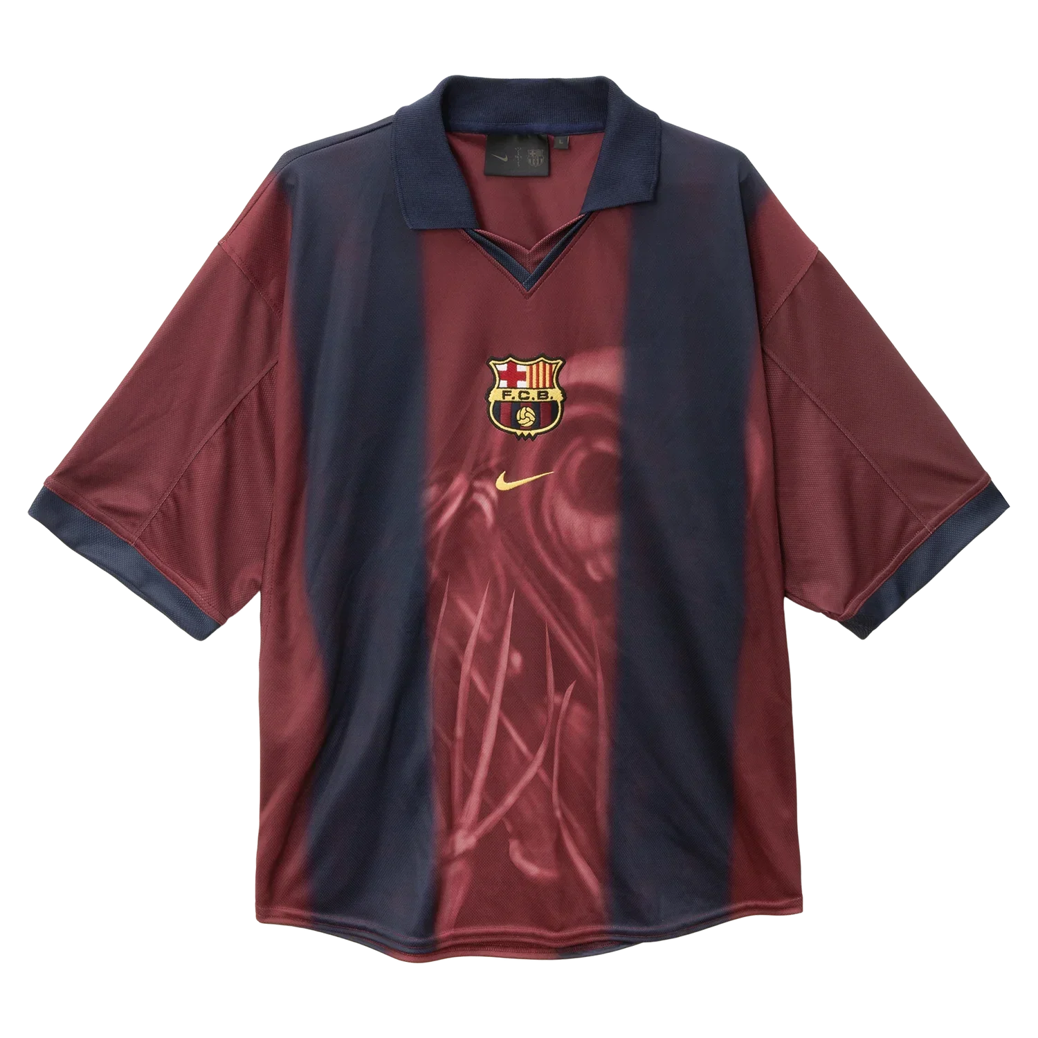 Maillot rétro FC Barcelone x Travis Scott 2001/02 - Édition limitée