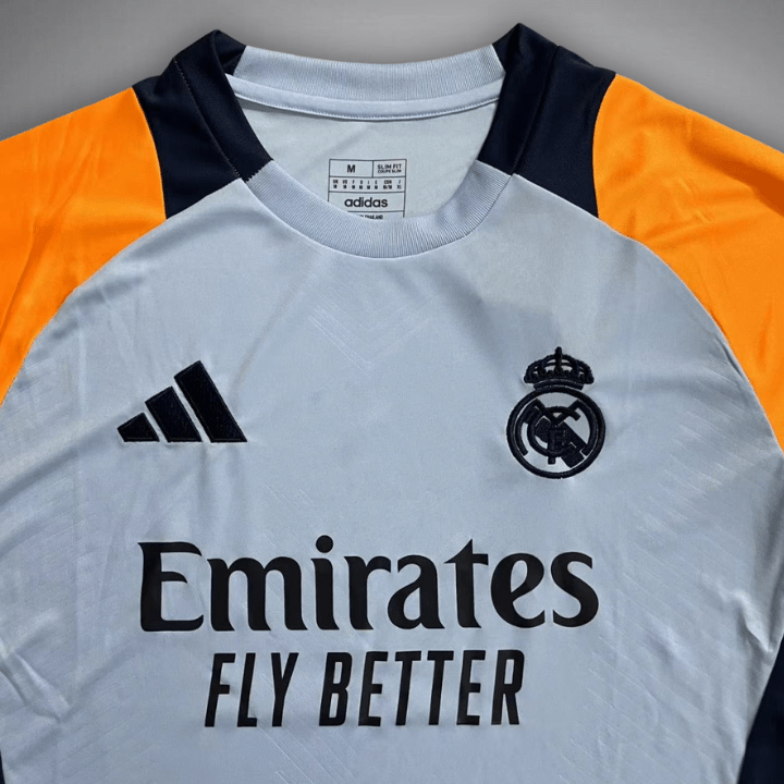 24/25 Real Madrid Wedstrijdshirt Voorafgaand Aan De Wedstrijd