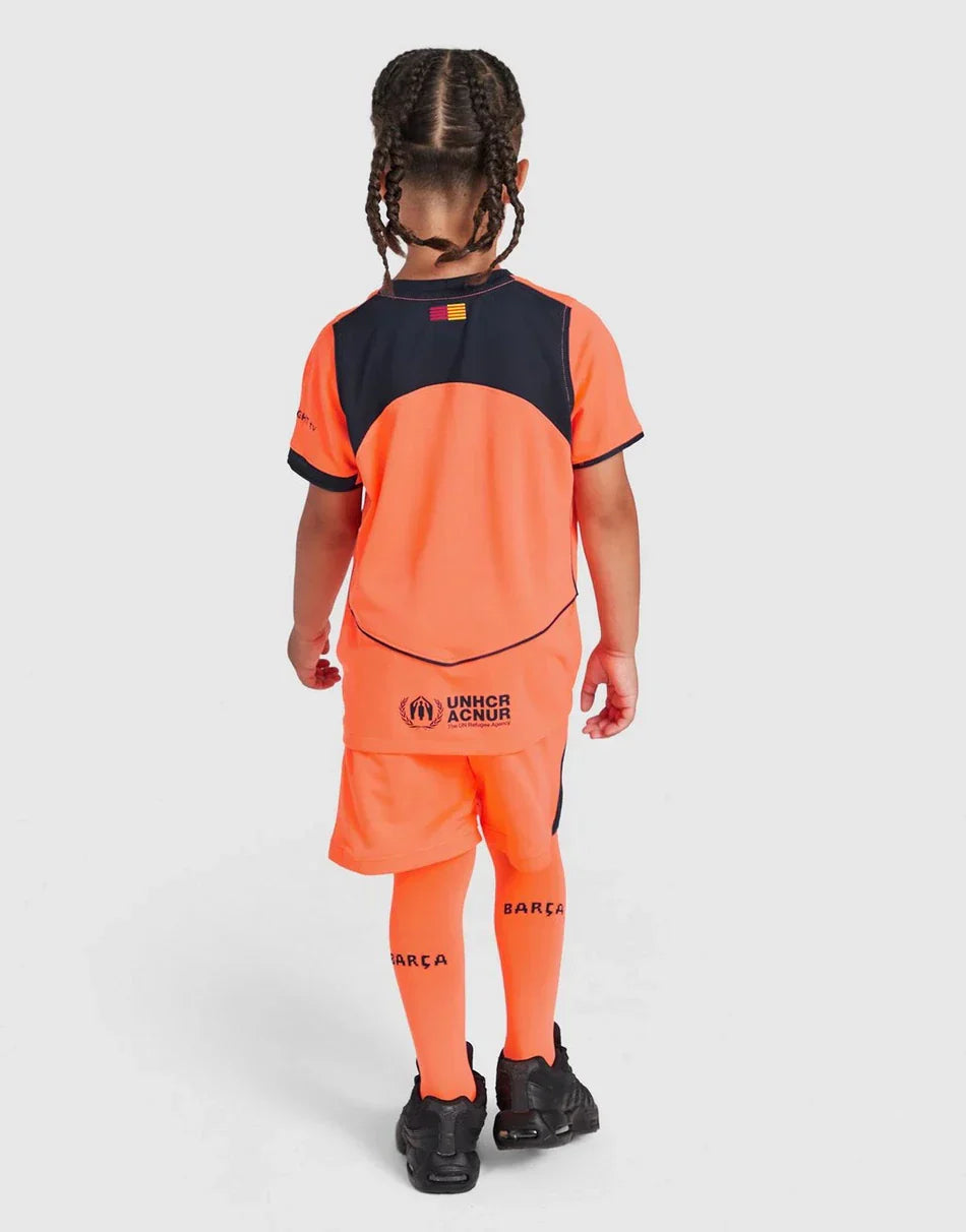 25/26 FC Barcelona Kindershirt - Derde
