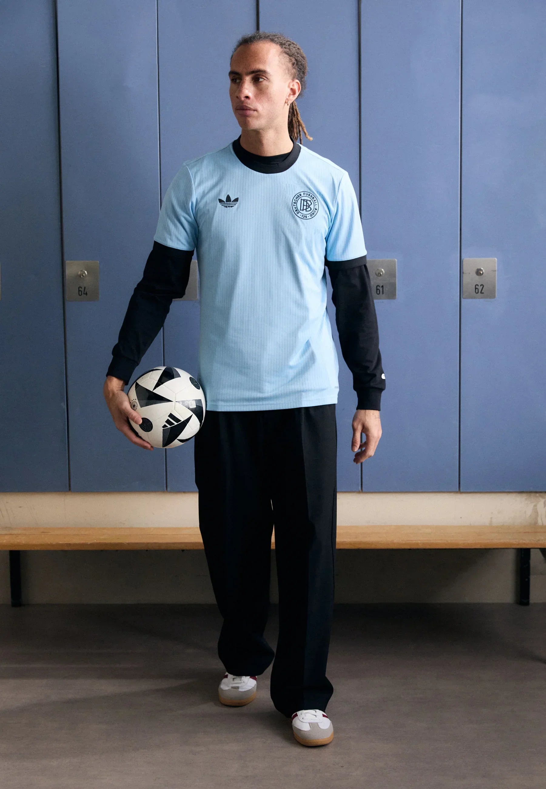 Duitsland 125e Jubileum Speciale Jersey - Blauwe Versie