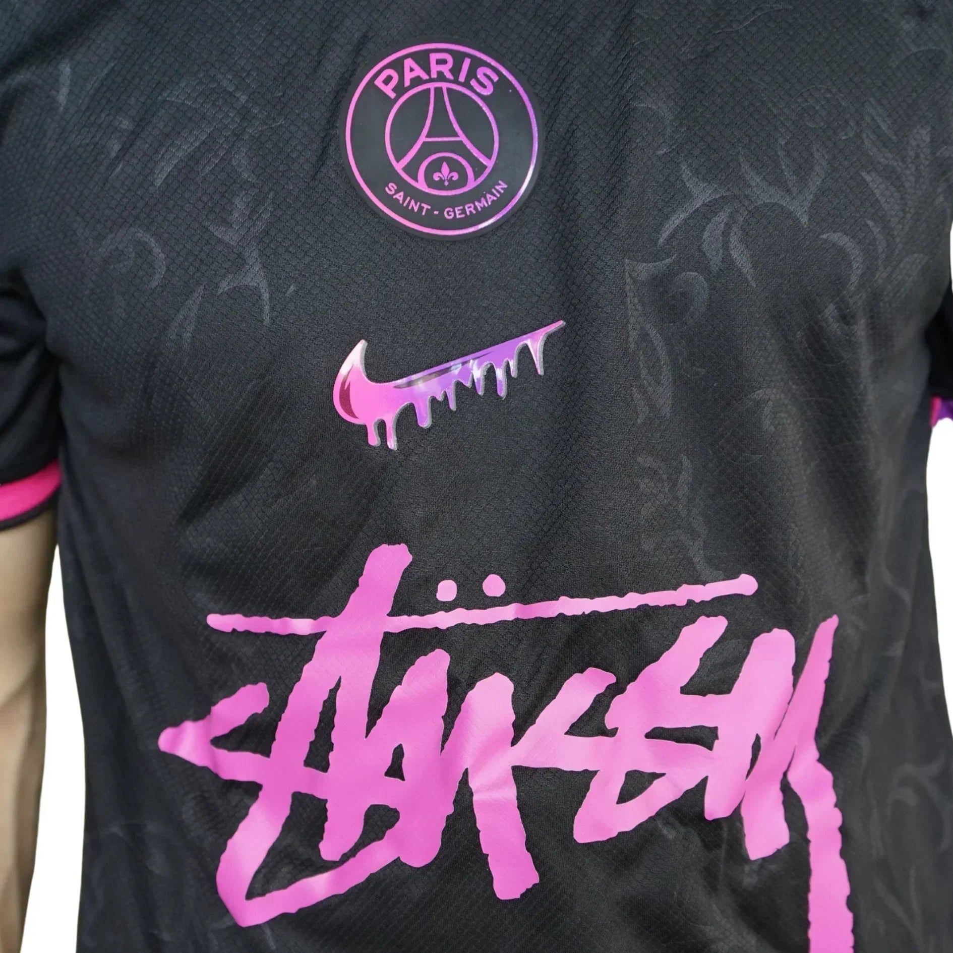 Maillot Stussy PSG Paris Noir