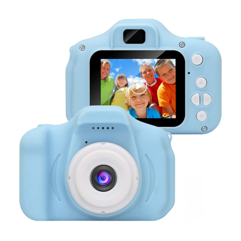 Toycam – Fotocamera Digitale per Bambini con Doppia Lente – Fotocamera HD 1080p Antishock per Bambini