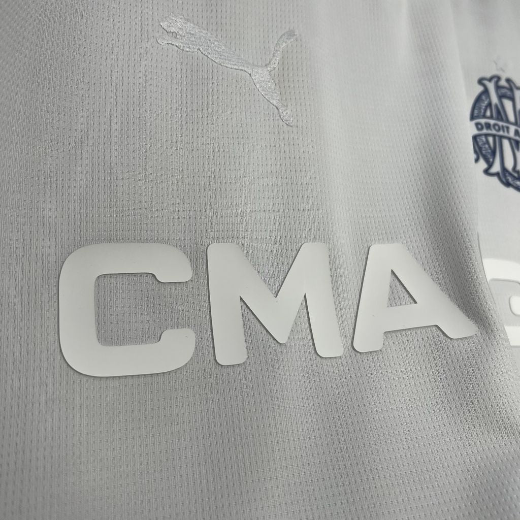 Olympique de Marseille 2024-2025 125th Anniversary White Shirt