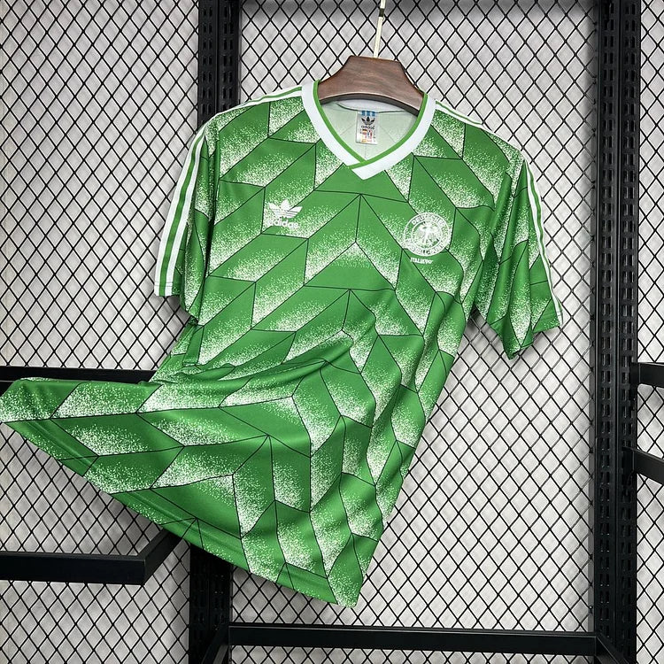 Maglia retrò Germania Coppa del Mondo 1990 - Trasferta - Verde