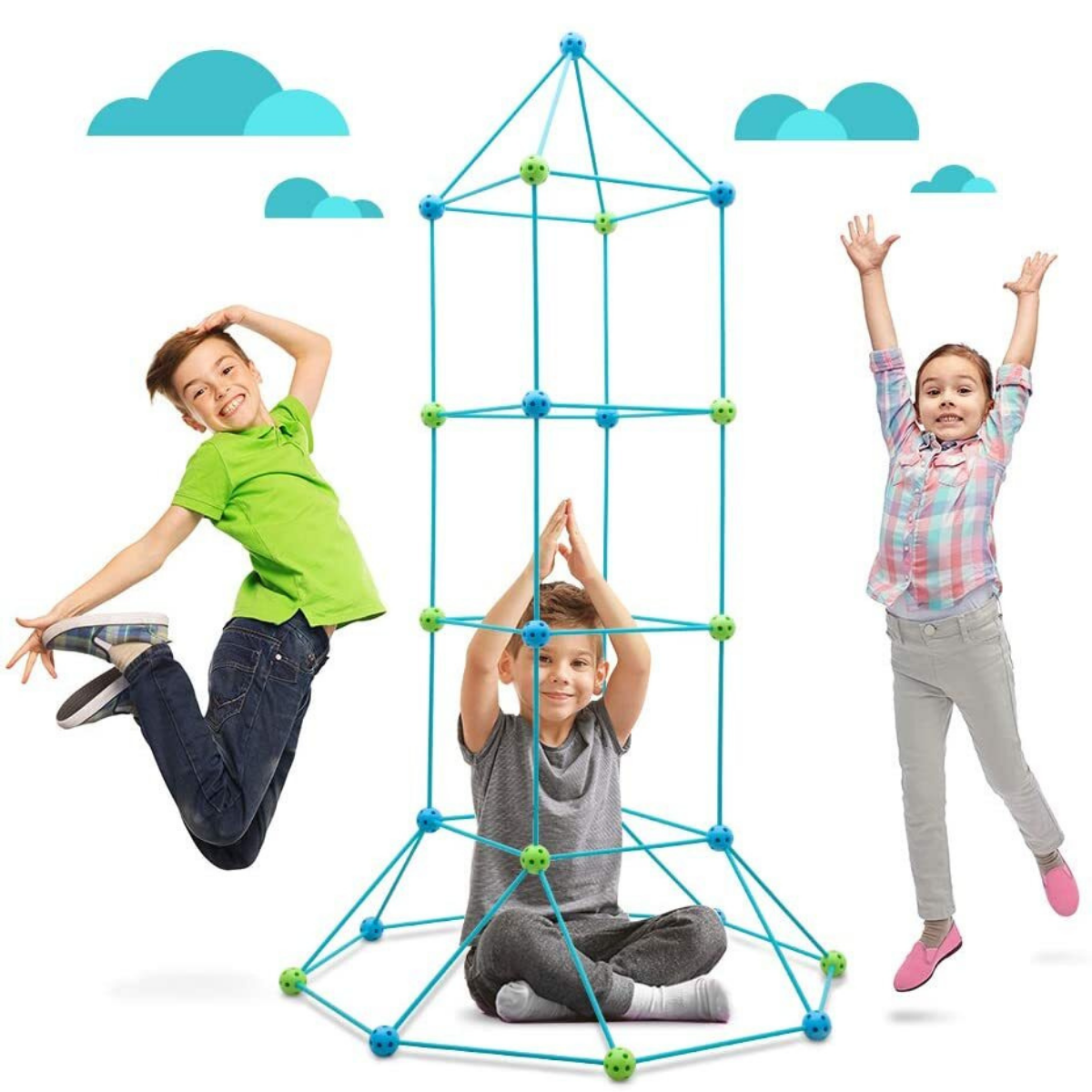 Buildadream Tenda – Giocattolo Creativo da Costruzione per Bambini – Gioco Immaginativo e Avventura di Apprendimento