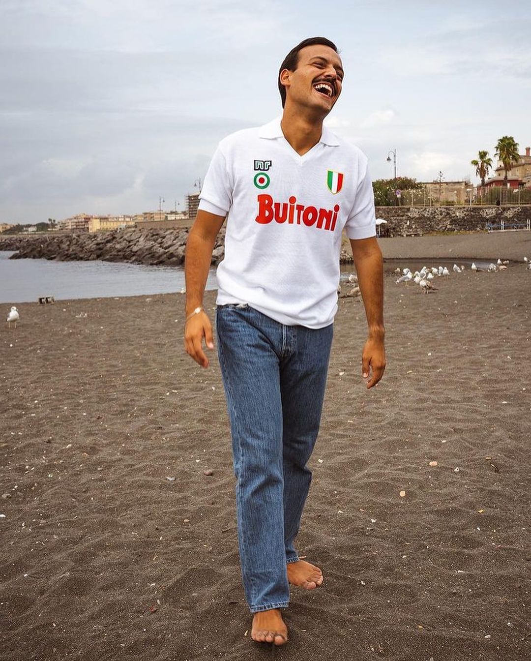 Maillot extérieur Naples 1987