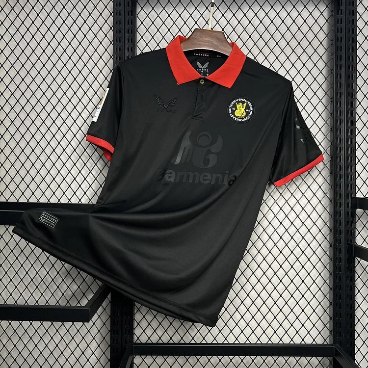 2024-2025 Bayer Leverkusen 120e Jubileum Speciale Shirt - Zwart