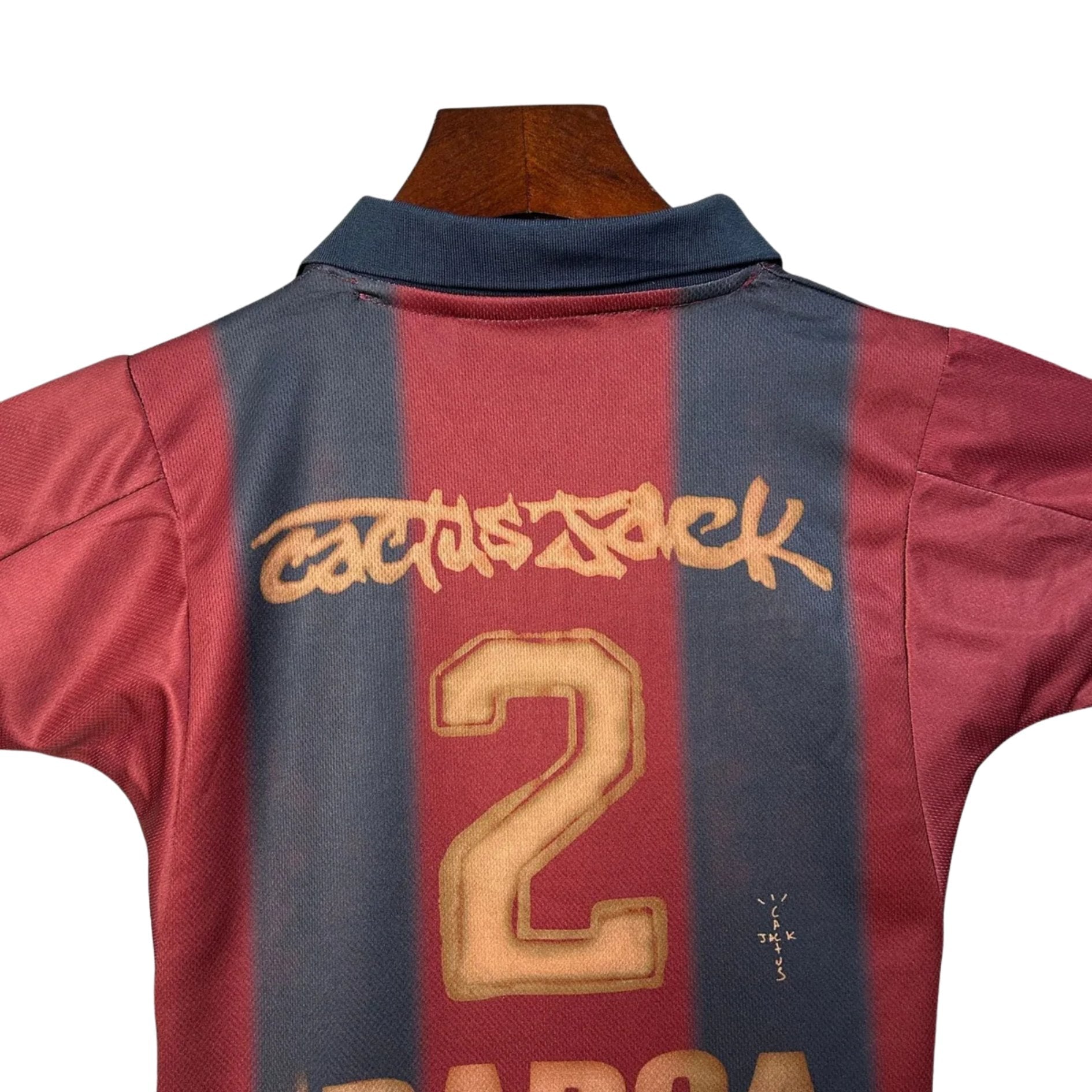 Maillot rétro pour enfant FC Barcelone x Travis Scott