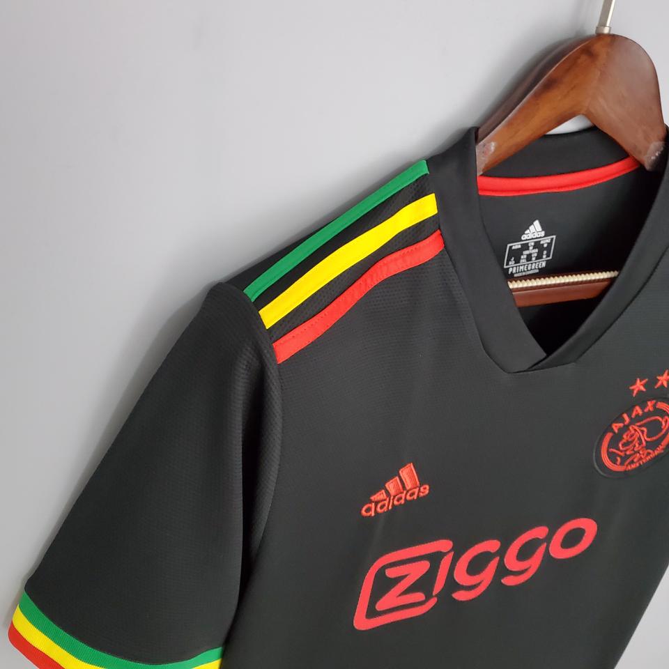 Maillot Ajax 2021/22 - Bob Marley - Noir troisième