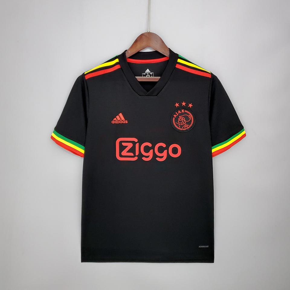 Maillot Ajax 2021/22 - Bob Marley - Noir troisième