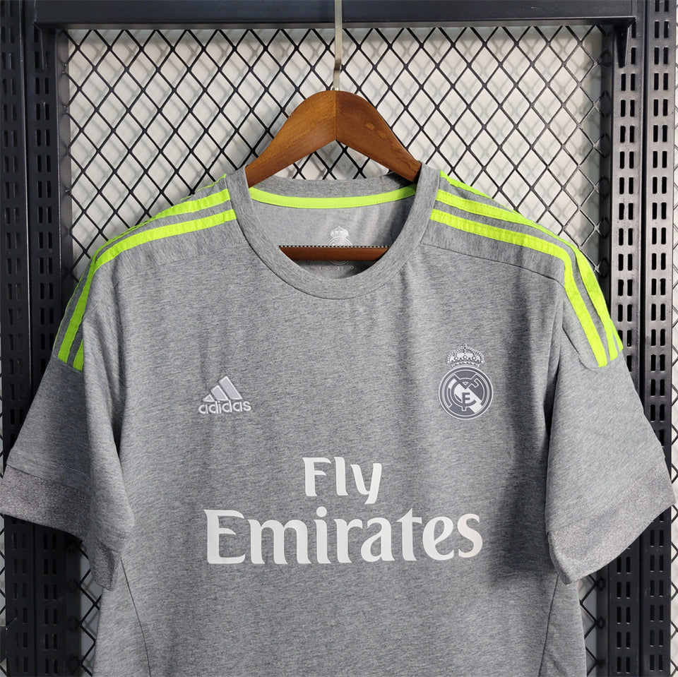 2015-2016 Real Madrid Away Gray Shirt