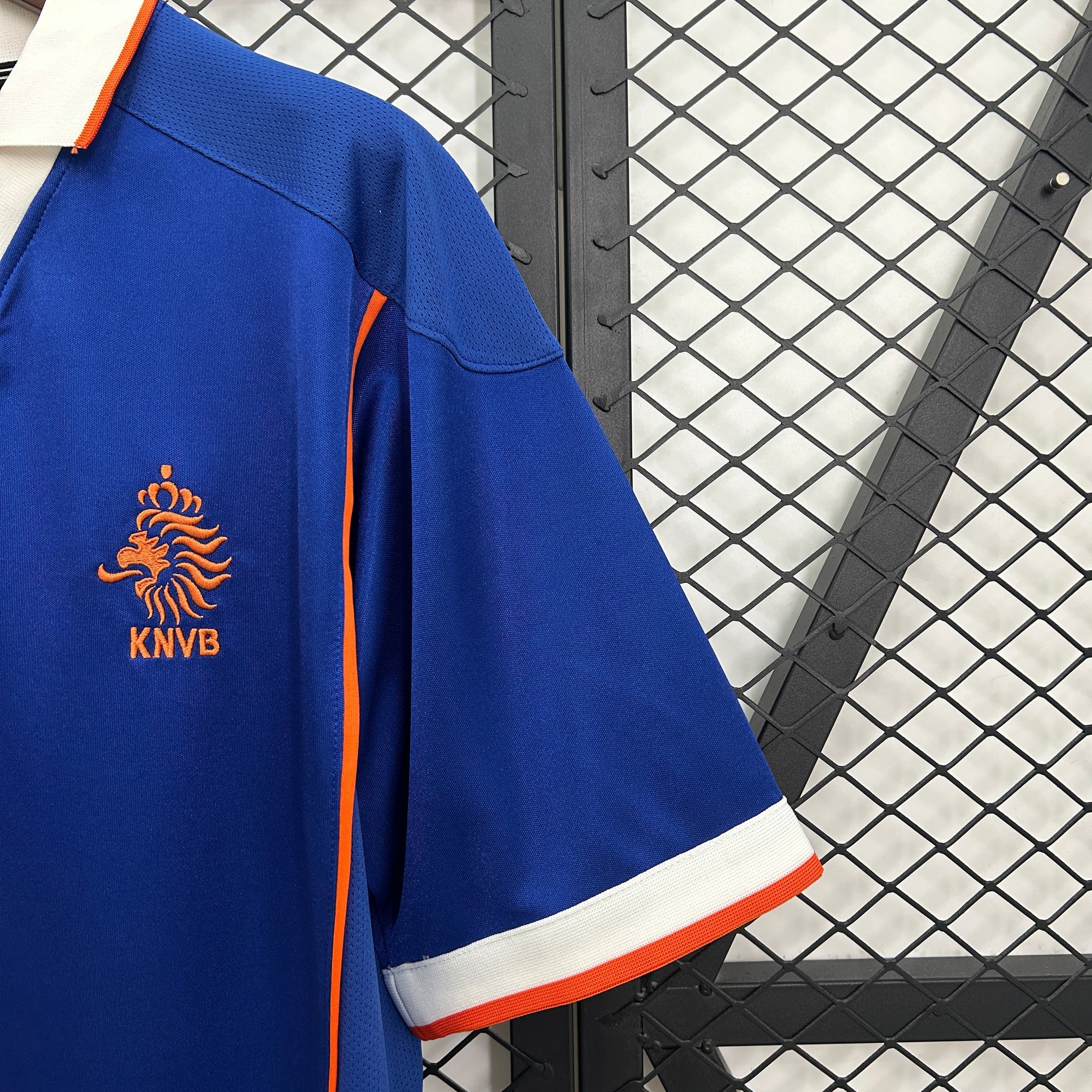 1998 Netherlands Retro Jersey - Away - Blue