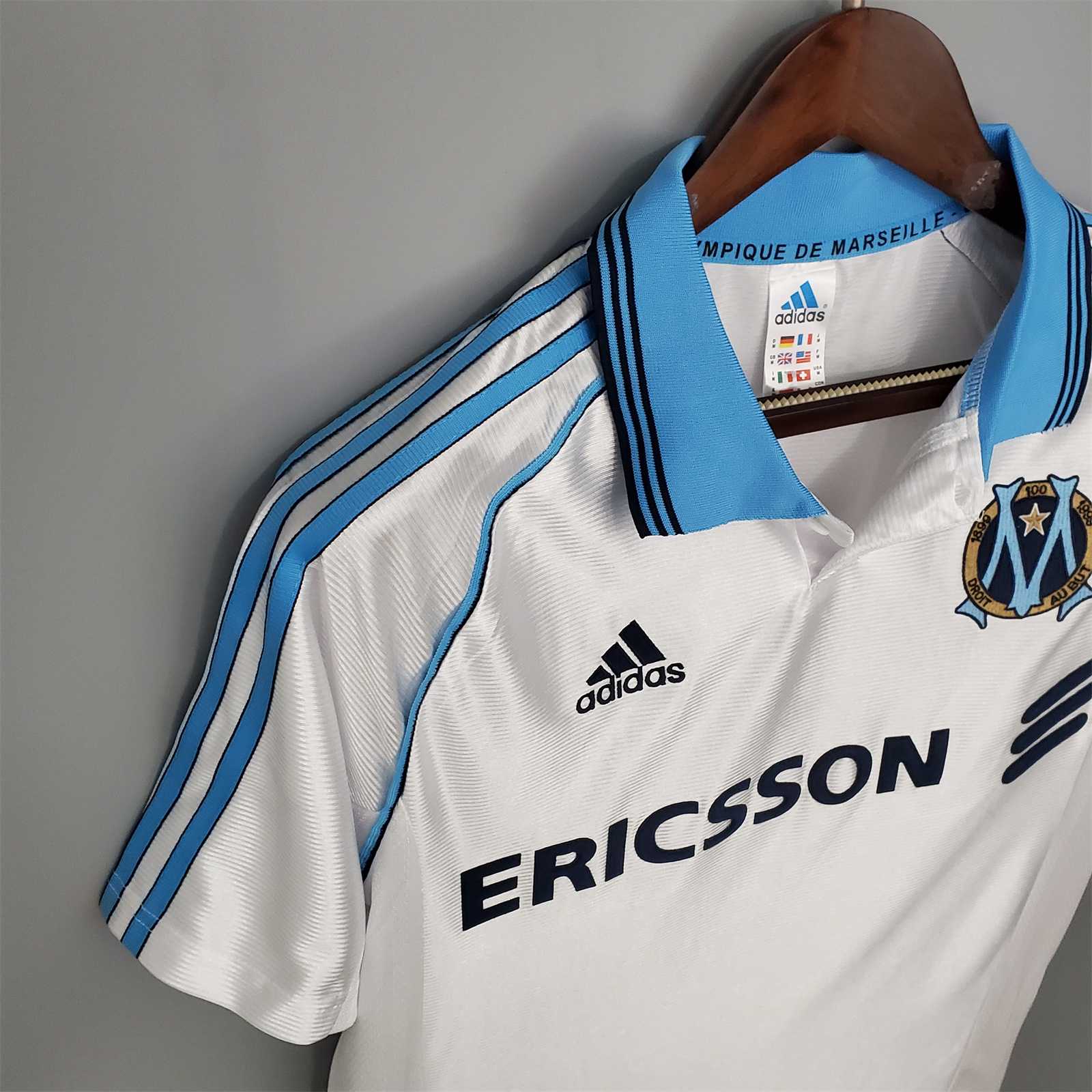 1998-1999 Olympique Marseille Thuis Retro Shirt