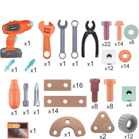 Buildmaster Tool Set – 100-Piece Construction Toy For Creative Kids