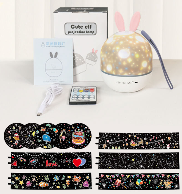 Dreamnova Sphere – Veilleuse et projecteur d'étoiles pour enfants – Aide au sommeil apaisante avec télécommande et minuterie