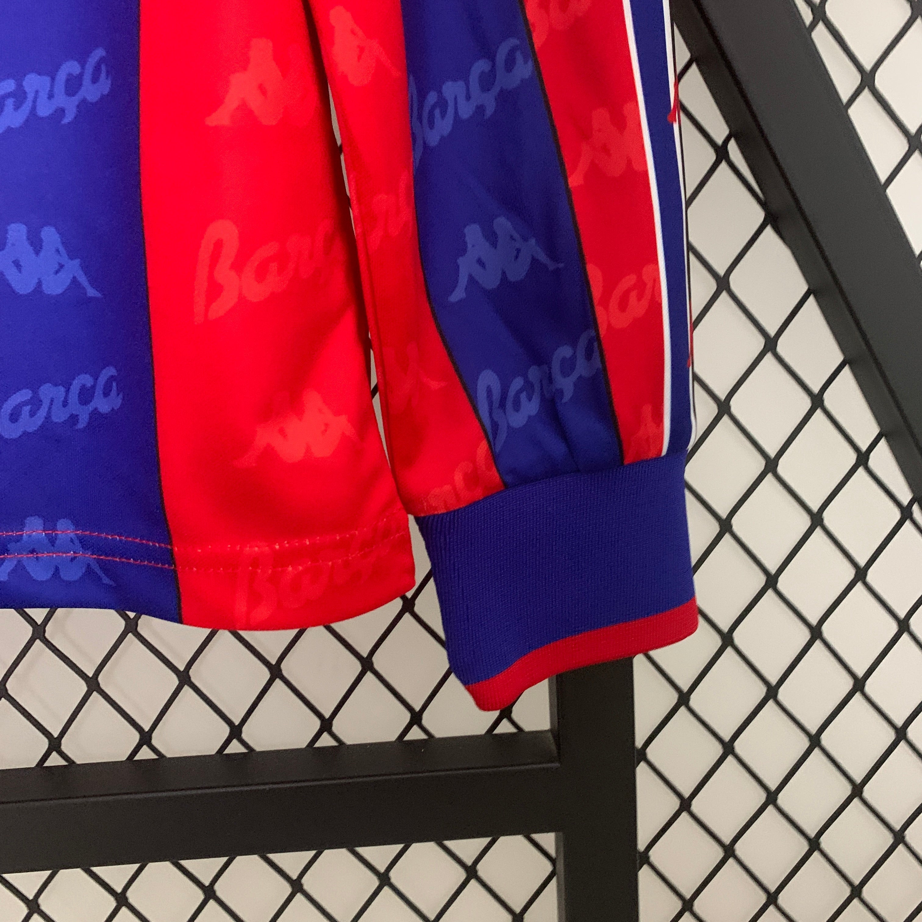 1996/1997 Barcelona Thuis Lange Mouwen Shirt