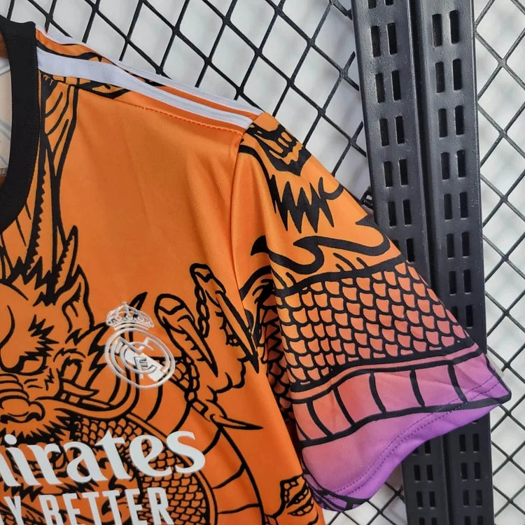 2024-2025 Real Madrid Draak Speciale Editie Shirt - Oranje