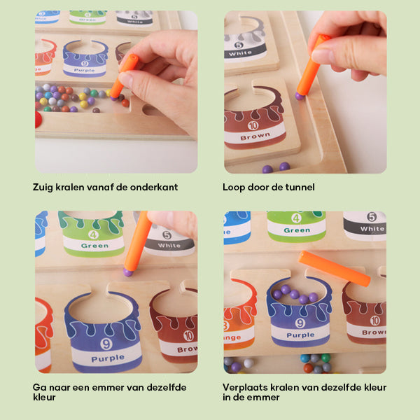 Colorquest Magnetisch Leerbord – Educatief Kleur- en Tel Doolhof Voor Kinderen