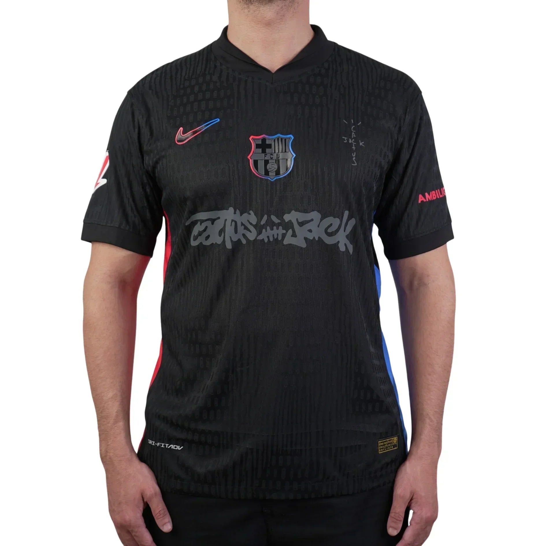 2025 FC Barcelona x Travis Scott Jersey - El Clasico Away