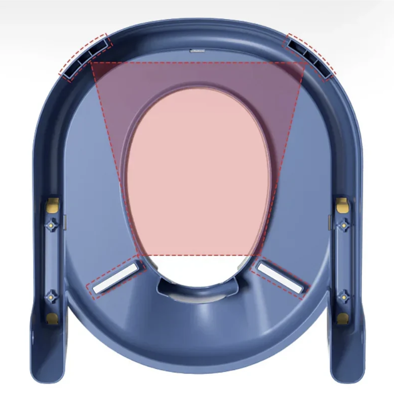 Easypotty – Siège de toilette ergonomique au design adapté aux enfants pour un apprentissage facile de la propreté