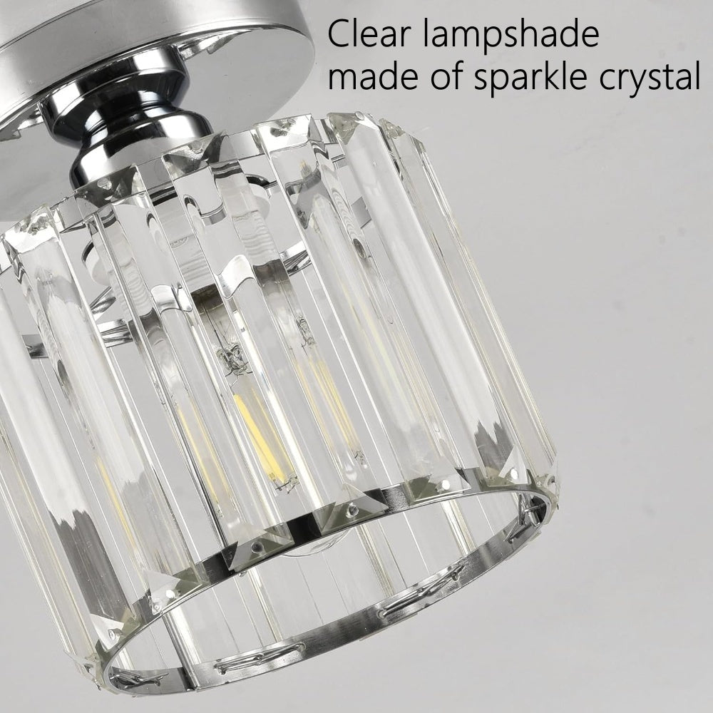 Minimalist Black Flush Mount Ceiling Light for Hallways & Small Spaces