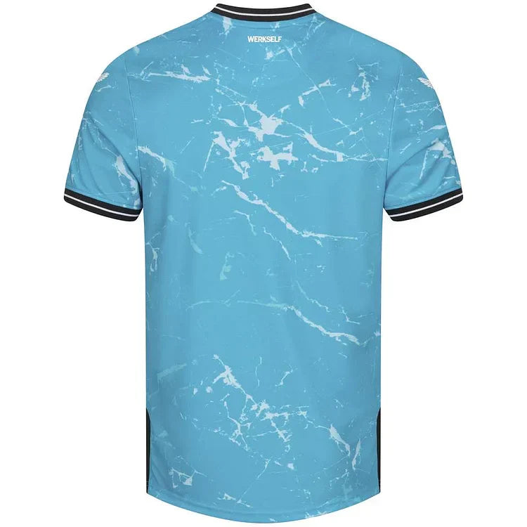 2023-2024 Bayer Leverkusen Derde Shirt - Blauw