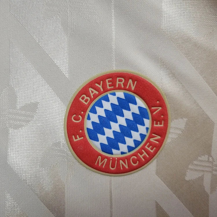 2024-2025 Bayern München Originals Lange Mouw Speciale Shirt - Beige