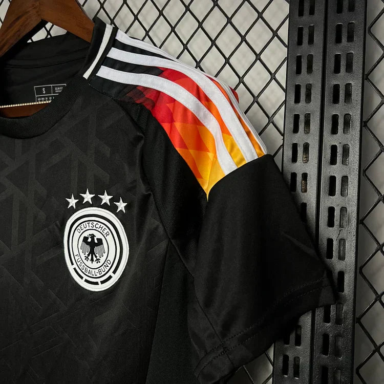 2024 Duitsland Euro Pre-Match Trainingsshirt - Zwart