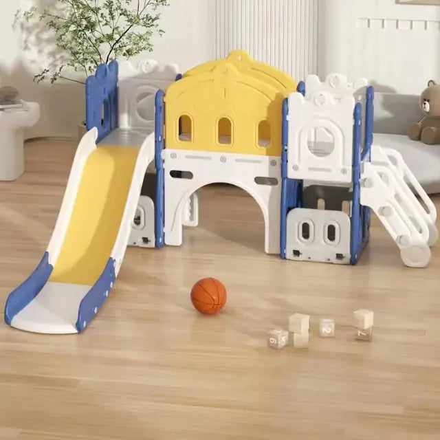 Funnest Spielset – Rutsche und Schaukel Kombi für drinnen und draußen für Kleinkinder – Sicher und spaßige Entwicklung der motorischen Fähigkeiten