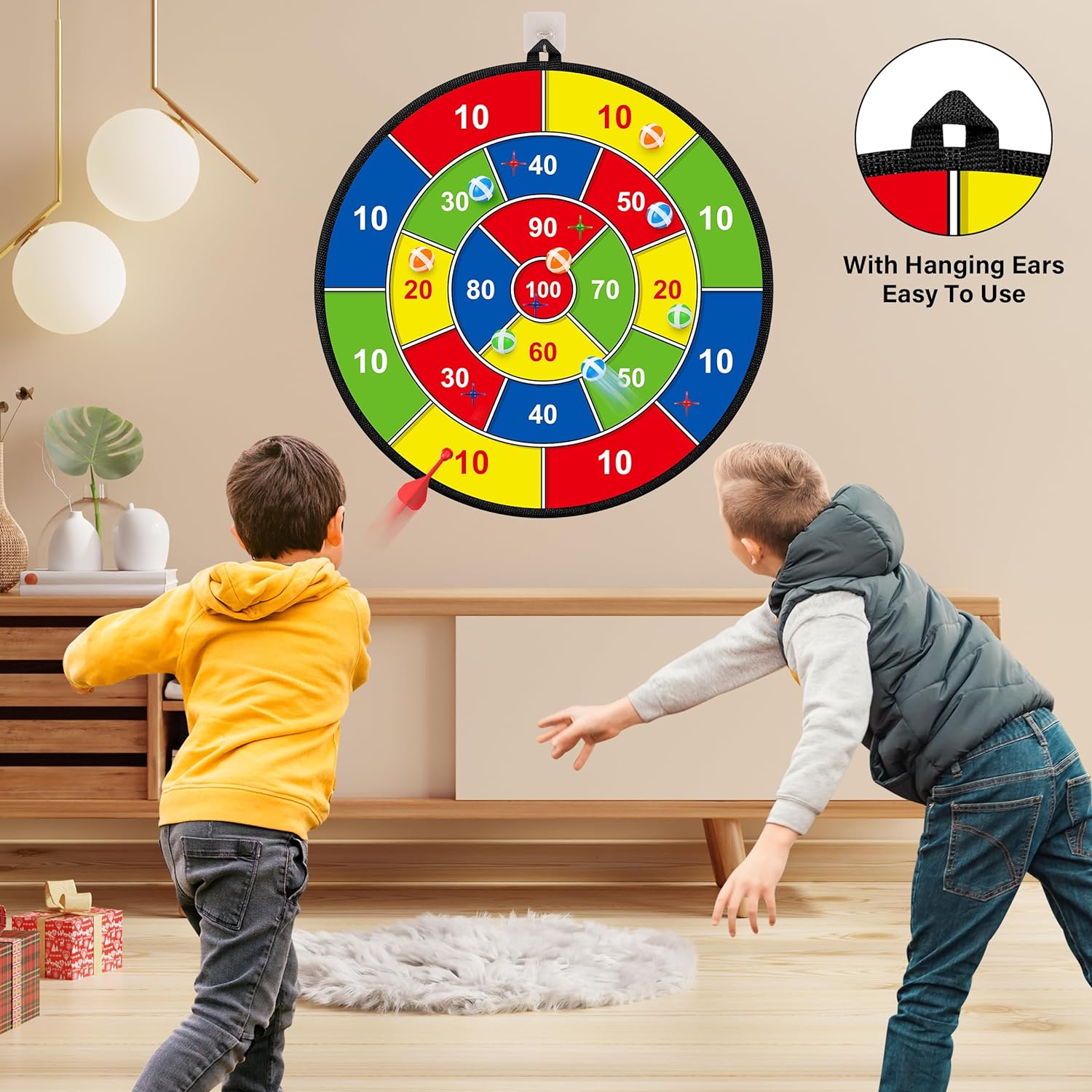 Bersagli Giganti Bullseye Buddies – Gioco Sicuro per Bambini da Interno e Esterno
