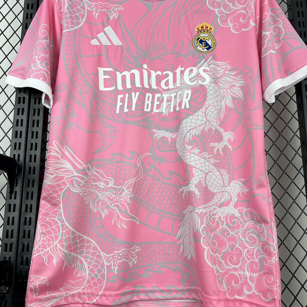 Maillot Édition Spéciale Dragon Rose Real Madrid 2025-2026