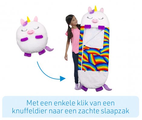 Toybuddy – Giocattolo Morbido e Sacco a Pelo In Uno Per Bambini