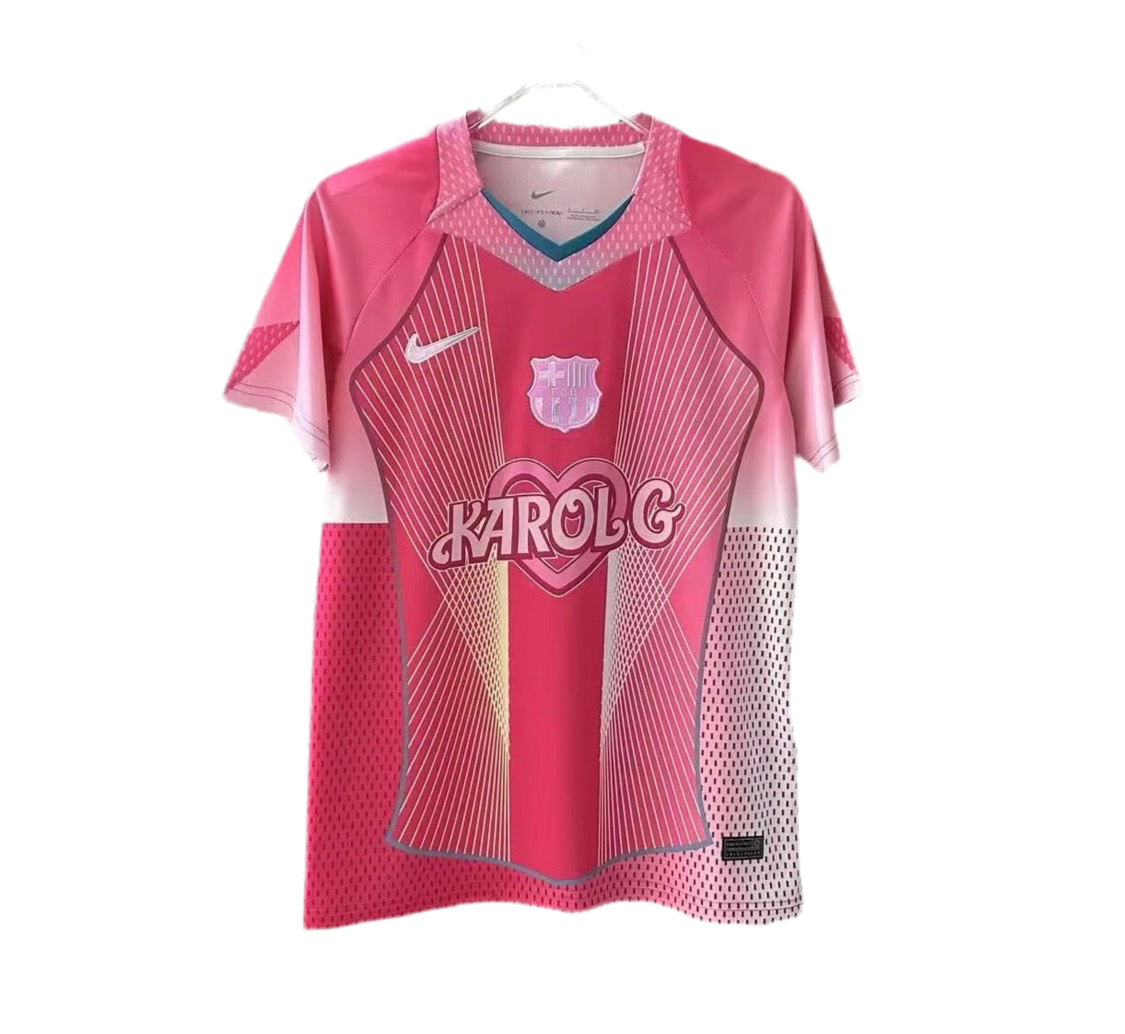 2025/26 FC Barcelona Shirt - Karol G Speciale Editie