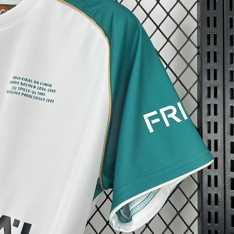 Chemise spéciale Werder Brême Obrigado "Diego 10" en édition limitée 2024-2025