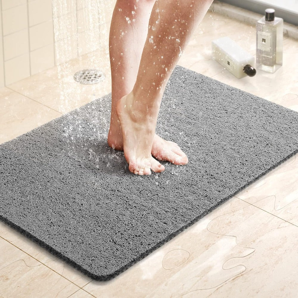Tapis de douche antidérapant – Tapis à séchage rapide avec drainage hygiénique